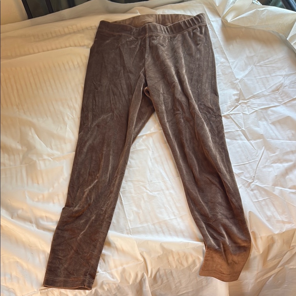 Old Navy Tan Suede Leggings